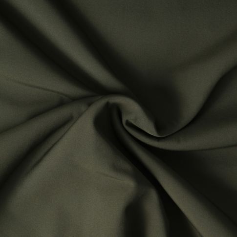 Coupon Tissu Softshell Freya Vert armée - Coupon de 100 cm