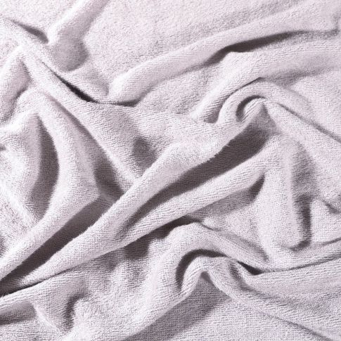 Coupon Tissu Eponge Bébé Bambou Tout doux Gris - Coupon de 30 cm