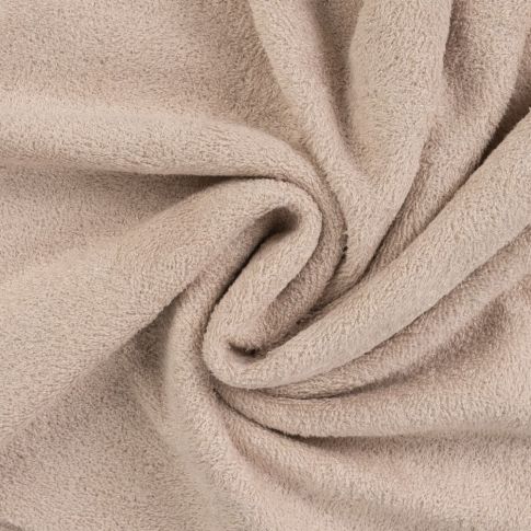 Coupon Tissu Eponge Bébé Bambou Tout doux Beige - Coupon de 40 cm