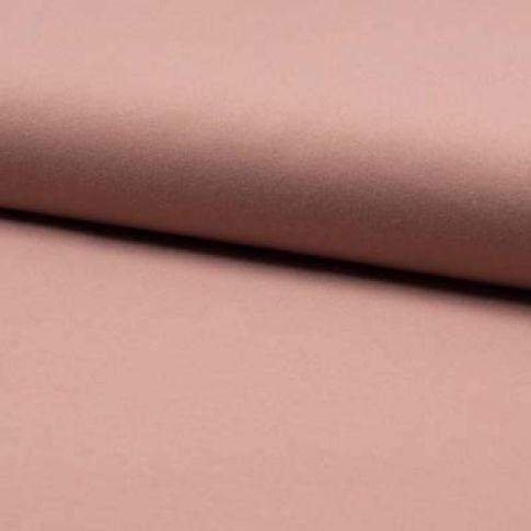 Coupon Tissu Bengaline Viscose stretch uni Rose clair - Coupon de 110 cm