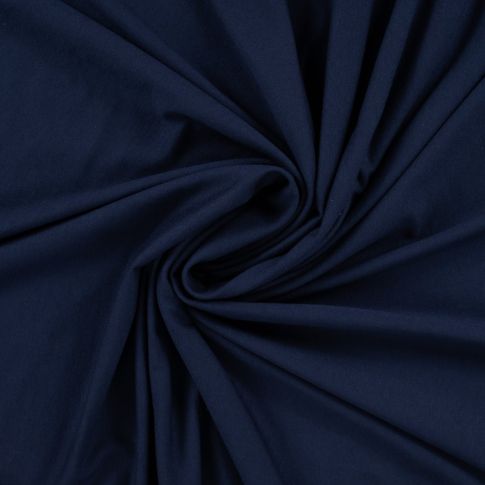 Tissu Jersey Viscose uni Lia Bleu marine