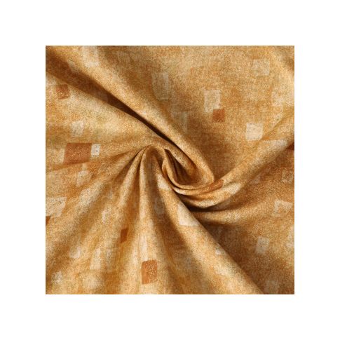 Tissu Coton Robert Kaufman Gustav Klimt rectangle or - Par 10 cm