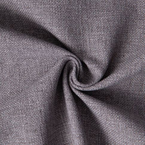 Tissu Toile Polycoton aspect Lin Alix uni Gris perle