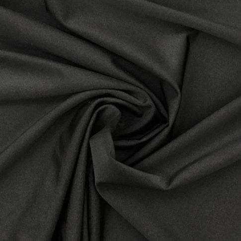 Coupon Tissu Lycra brillant Noir - Coupon de 70 cm