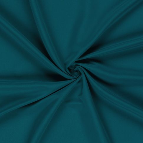 Tissu Short de bain déperlant recyclé uni Bleu canard