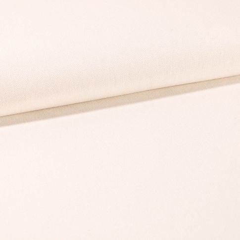 Coupon Tissu Toile Coton Canvas uni Ecru - Coupon de 70 cm