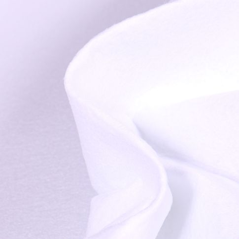 Coupon Tissu Feutrine 180 cm Blanc - Coupon de 200 cm