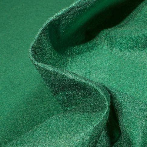 Coupon Tissu Feutrine 180 cm Vert sapin - Coupon de 100 cm