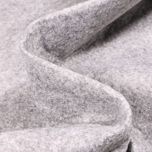 Tissu Feutrine 180 cm Gris chiné