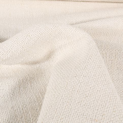 Tissu d'ameublement Normandie uni Ecru