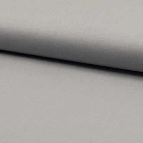 Coupon Tissu Coton uni Gris - Coupon de 280 cm