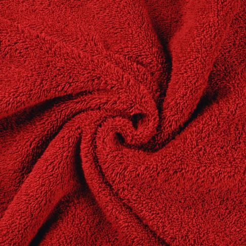 Coupon Tissu Eponge légère 340 g/m² uni Rouge - Coupon de 40 cm
