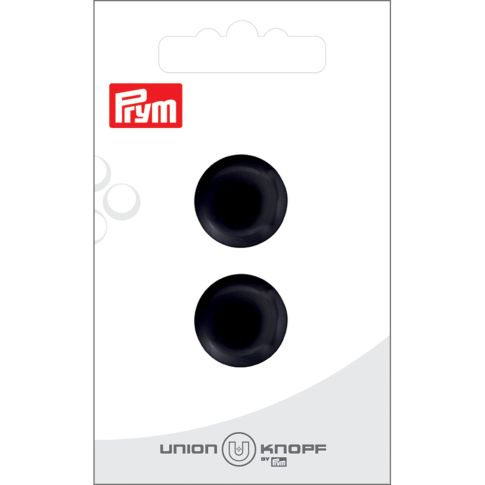 Bouton Prym Thérèse effet nacré 18 mm x2 - Noir