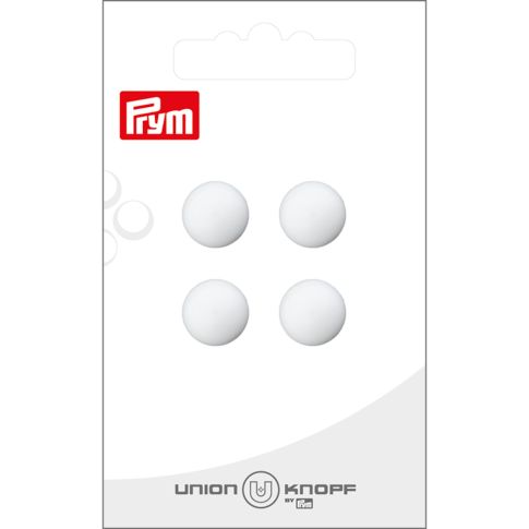 Bouton Prym Isabelle boule 12 mm x4 - Blanc
