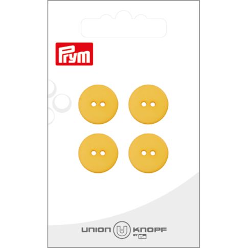 Bouton Prym Stella 15 mm x4 - Jaune