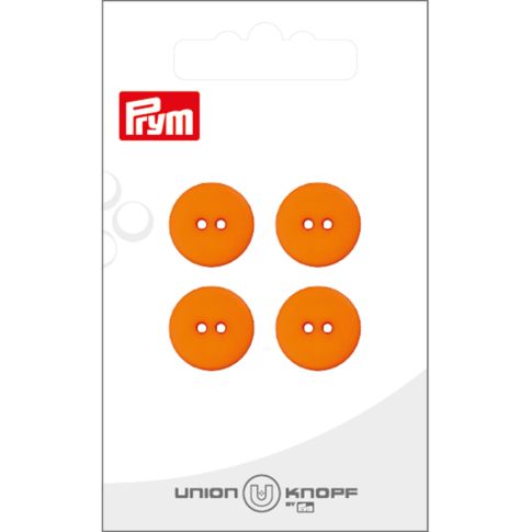 Bouton Prym Stella 15 mm x4 - Orange