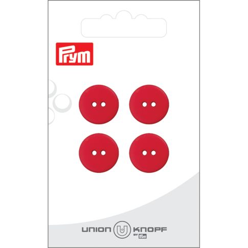 Bouton Prym Stella 15 mm x4 - Rouge