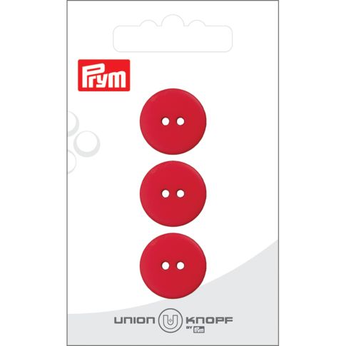 Bouton Prym Stella 18 mm x3 - Rouge