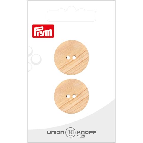 Bouton Prym Matis 23 mm x2 - Bois