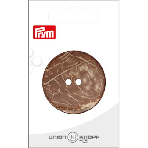 Bouton Prym Miguel coco 40 mm x1 - Marron