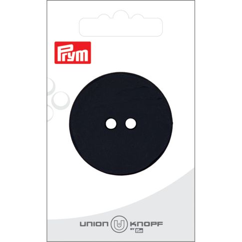 Bouton Prym Léo texturé 40 mm x1 - Noir
