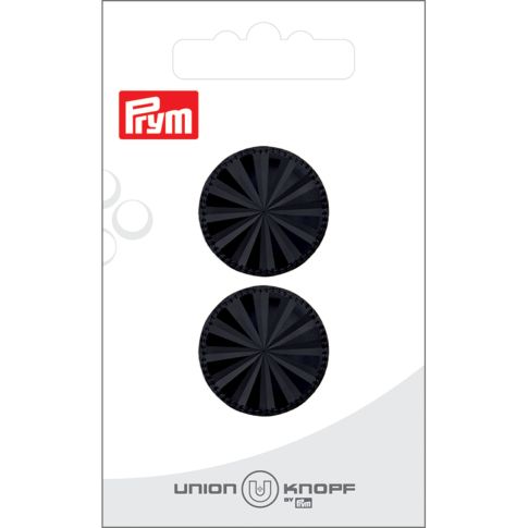 Bouton Prym Tiana 23 mm x2 - Noir