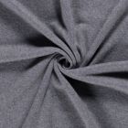 Tissu Polaire uni Gris foncé chiné - Par 10 cm