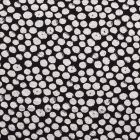 Tissu Maille Jersey Pois  gris sur fond Noir - Par 10 cm
