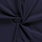 Tissu Gaze de coton Alvéolé sur fond Bleu marine - Par 10 cm