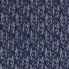 Tissu Dentelle Olga arabesque Bleu indigo - Par 10 cm