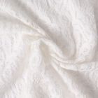 Tissu Dentelle Olga arabesque Ecru - Par 10 cm