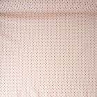 Tissu Coton Enduit Eventails Roses - Par 10 cm