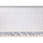 Elastique Bord Côte tout textile 60 mm Blanc x1m