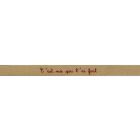 Ruban imprimé Beige C'est moi qui l'ai fait Rouge x1m