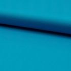 Tissu Popeline de coton unie Bleu turquoise - Par 10 cm