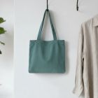 Kit Couture Craftine Petit Sac Cabas Velours Vert d'eau