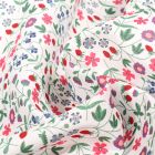 Tissu Liberty of London Little rouge sur fond Blanc
