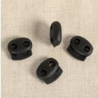 Bloqueur ovale double trous x4 - Noir