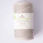 Fil Eco Vita – Métallisé - Coton Recyclé Taille 4 Beige