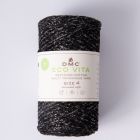 Fil Eco Vita – Métallisé - Coton Recyclé Taille 4 Noir