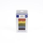 Laine cardée pour feutrage, paquet de 5 coloris Automne