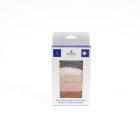 Laine cardée pour feutrage, paquet de 5 coloris Coquillage