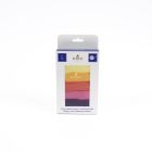 Laine cardée pour feutrage, paquet de 5 coloris Vitamine