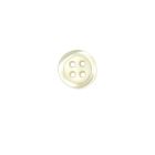 Bouton Alexander unis nacré 10 mm - Beige