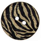 Bouton bois Thomas zèbre 40 mm