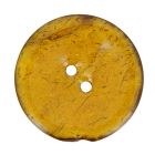Bouton en bois brillant 40 mm - Jaune