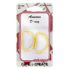 Passants demi-ronds Care & Create Or 32 mm x2
