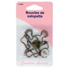 Boucles pour salopette Bronze x2