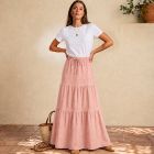 Kit Couture Craftine Jupe Inaya Lin rose