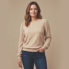 Kit Couture Craftine Sweat Molleton Nude Pailleté